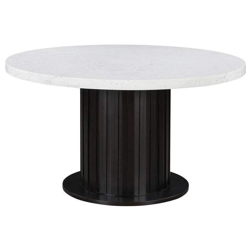Sherry Rectangular Marble Top Dining Table set
