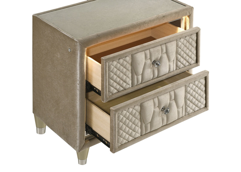 Lorient Nightstand with LED Lighting