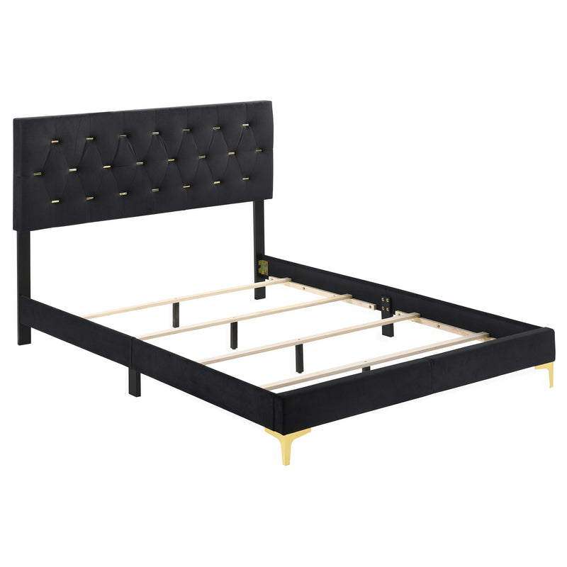 Kendall Panel Bed Black