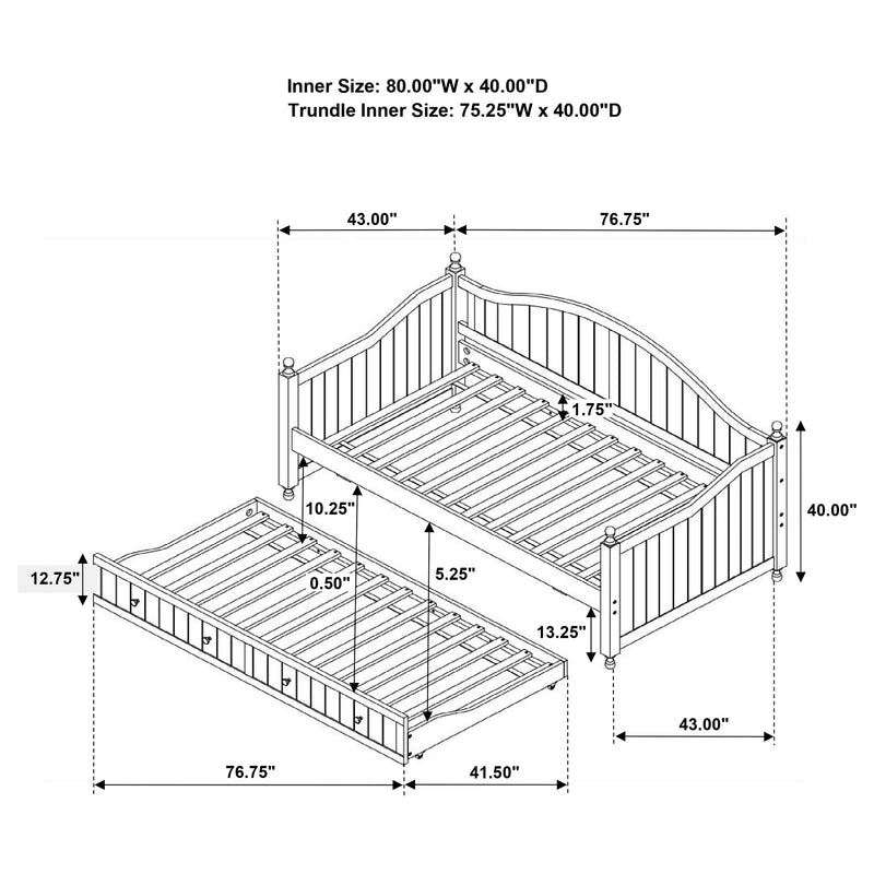 Julie Ann Daybed with Trundle