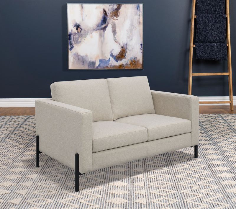 Tilly Upholstered Track Arms Loveseat