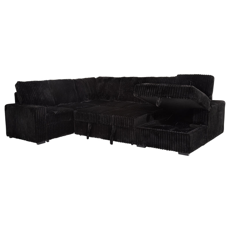 Devonshire Pull-Out Sleeper Sectional Sofa