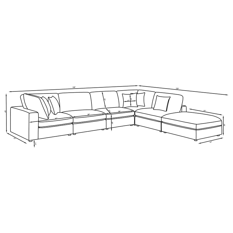 Serene Modular Sectional Sofa - Luxe Home Furnishings (Jersey City, NJ)