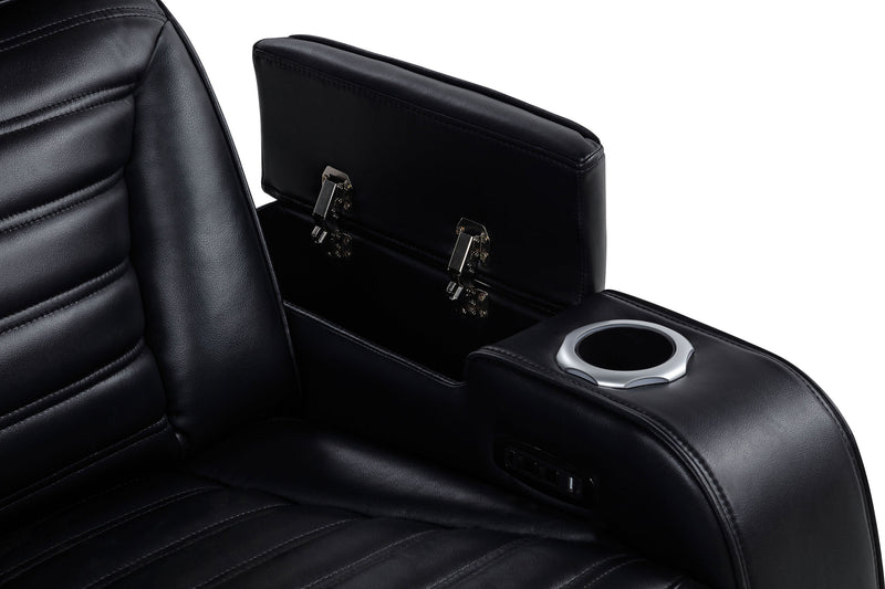 Zuma Dual Power Reclining Loveseat