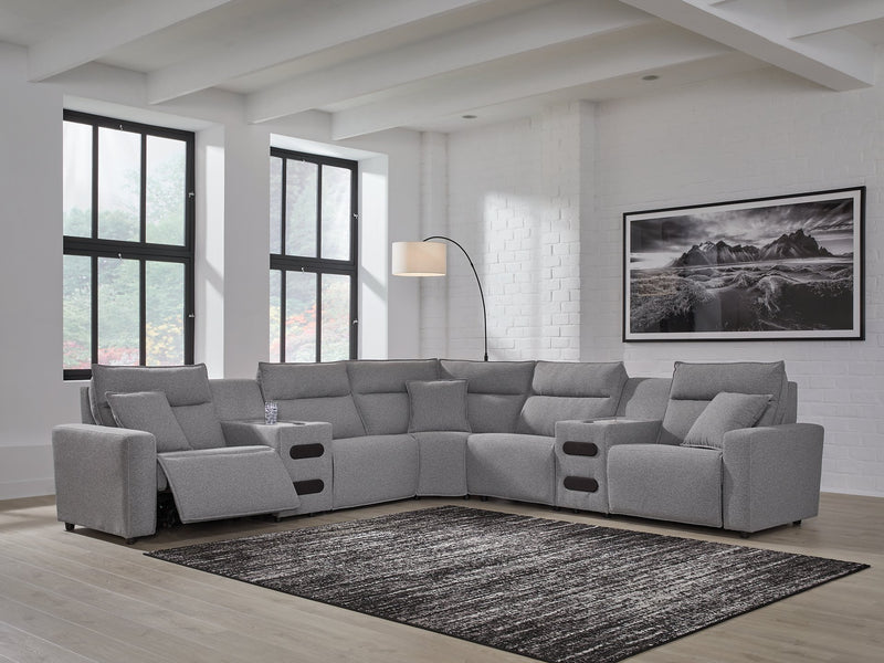Modmax II Power Reclining Sectional with Audio Consoles - Luxe Home Furnishings (Jersey City, NJ)