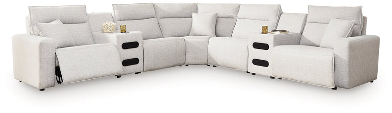 Modmax II Power Reclining Sectional with Audio Consoles - Luxe Home Furnishings (Jersey City, NJ)
