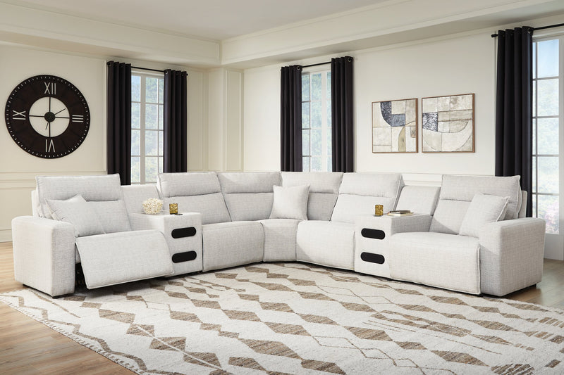 Modmax II Power Reclining Sectional with Audio Consoles - Luxe Home Furnishings (Jersey City, NJ)