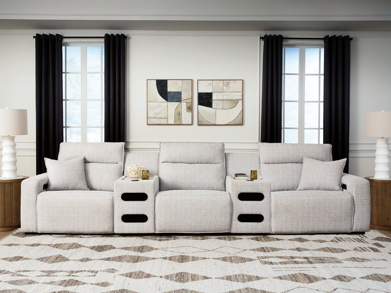 Modmax II Power Reclining Sectional with Audio Consoles - Luxe Home Furnishings (Jersey City, NJ)