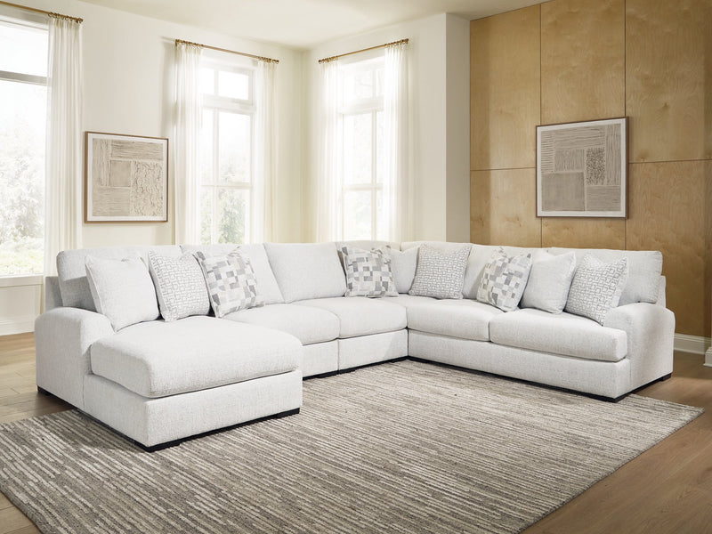 Misty-Lakes Sectional with Chaise - Luxe Home Furnishings (Jersey City, NJ)