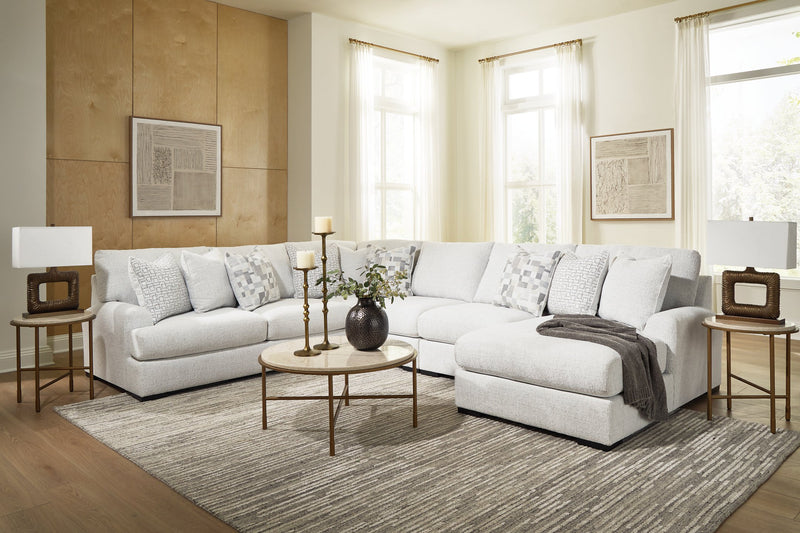Misty-Lakes Sectional with Chaise - Luxe Home Furnishings (Jersey City, NJ)