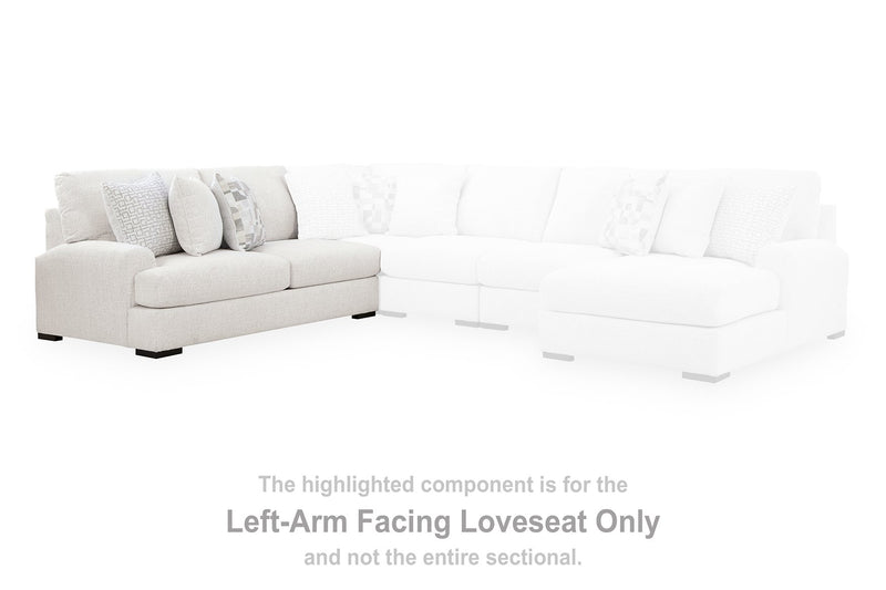 Misty-Lakes Sectional with Chaise - Luxe Home Furnishings (Jersey City, NJ)