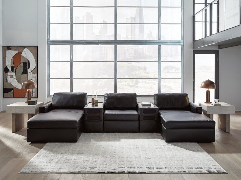 Modmax II Double Chaise Sectional with Audio Consoles - Luxe Home Furnishings (Jersey City, NJ)
