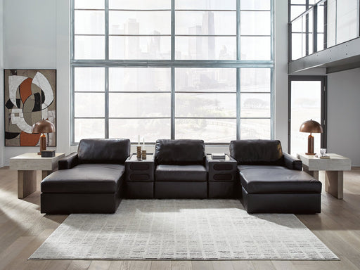 Modmax II Double Chaise Sectional with Audio Consoles - Luxe Home Furnishings (Jersey City, NJ)
