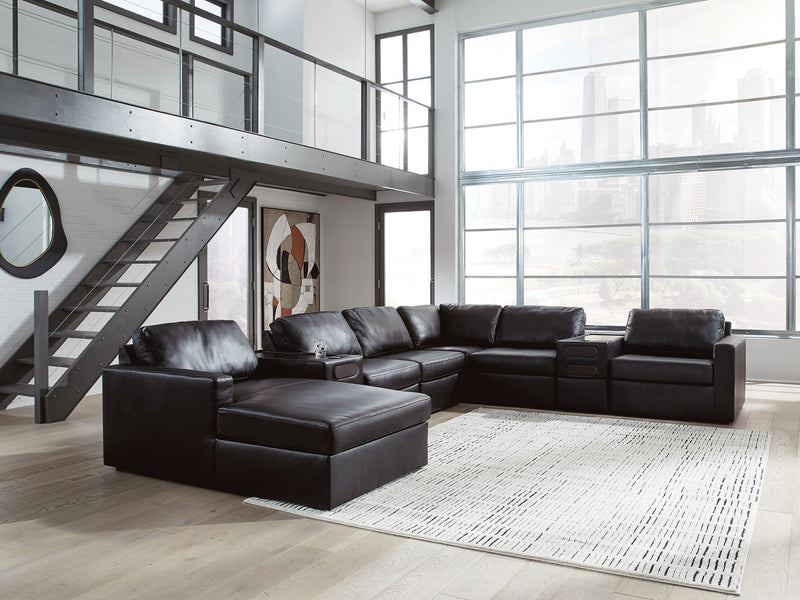 Modmax II Sectional with Chaise and Audio Consoles - Luxe Home Furnishings (Jersey City, NJ)