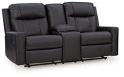 Mackmenville Reclining Loveseat with Console - Luxe Home Furnishings (Jersey City, NJ)