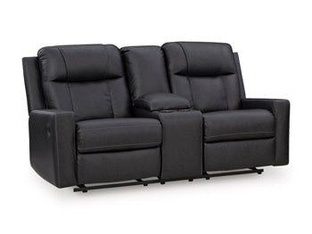 Mackmenville Reclining Loveseat with Console - Luxe Home Furnishings (Jersey City, NJ)