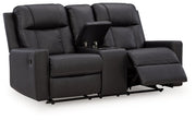 Mackmenville Reclining Loveseat with Console - Luxe Home Furnishings (Jersey City, NJ)