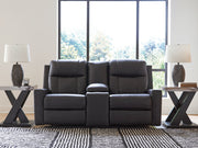 Mackmenville Reclining Loveseat with Console - Luxe Home Furnishings (Jersey City, NJ)