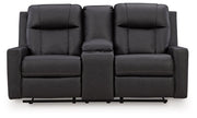 Mackmenville Reclining Loveseat with Console - Luxe Home Furnishings (Jersey City, NJ)
