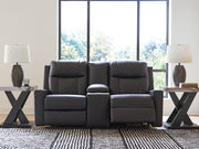 Mackmenville Reclining Loveseat with Console - Luxe Home Furnishings (Jersey City, NJ)