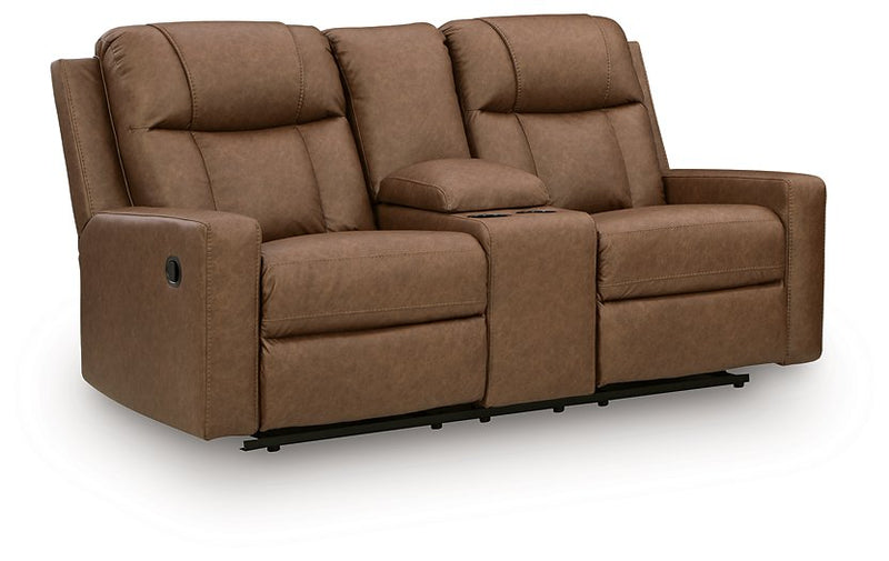 Mackmenville Reclining Loveseat with Console - Luxe Home Furnishings (Jersey City, NJ)