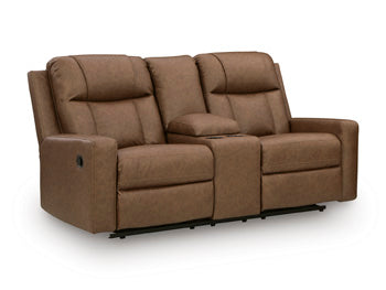 Mackmenville Reclining Loveseat with Console - Luxe Home Furnishings (Jersey City, NJ)