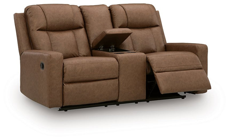 Mackmenville Reclining Loveseat with Console - Luxe Home Furnishings (Jersey City, NJ)