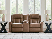 Mackmenville Reclining Loveseat with Console - Luxe Home Furnishings (Jersey City, NJ)