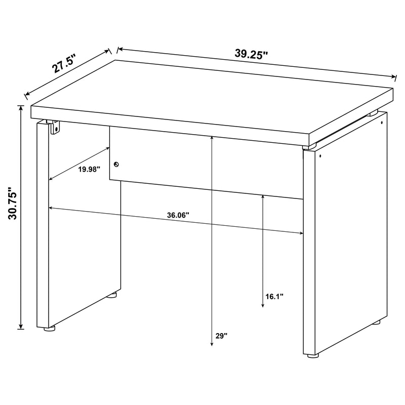 Skylar Writing Desk - Luxe Home Furnishings (Jersey City, NJ)