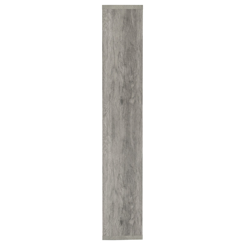 Theo 10-shelf Bookcase Weathered Grey