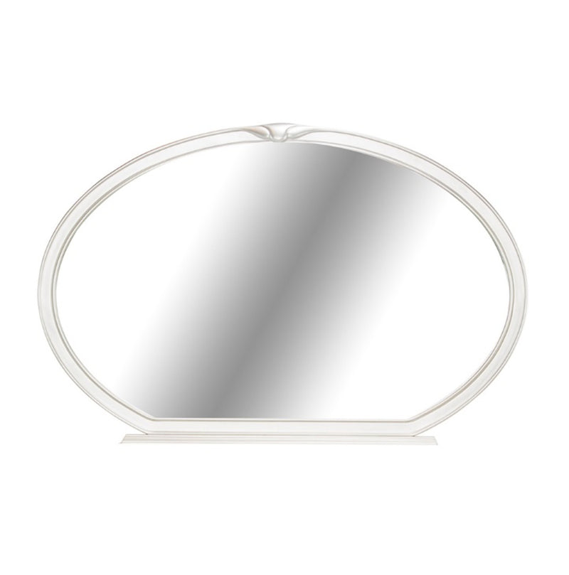 AICO Camden Court Mirror in Pearl
