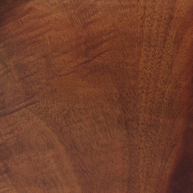 AICO Malibu Crest Rectangular Cocktail Table in Crotch Mahogany