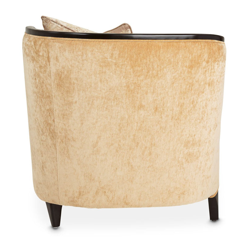 AICO Malibu Crest Chaise in Dark Espresso