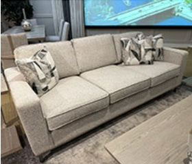 AICO Furniture Lotus Bay Sofa in Sand image