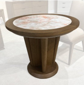AICO Furniture Portrait 36'' Round Dining Table in Sienna Brown image