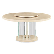 AICO Laguna Ridge Round Dining Table in Washed Oak image