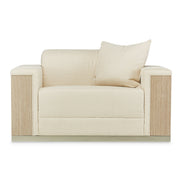 AICO Laguna Ridge Chair and Half in Washed Oak image