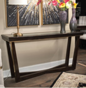 AICO Furniture Belmont Place Console Table in Espresso image