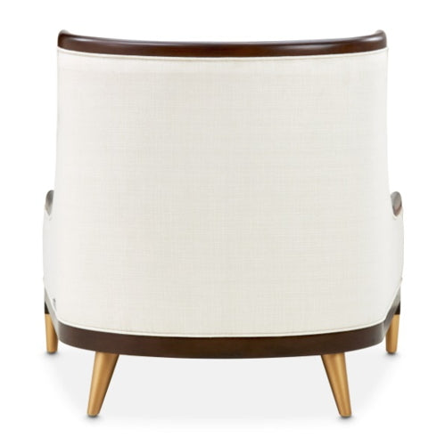 AICO Furniture Belmont Place Accent Chair in Espresso