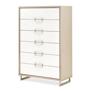 AICO Furniture Palm Gate 6 Drawer Chest in Clay image
