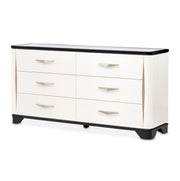 AICO Furniture Tuxedo Dresser in Piano Keyboard image