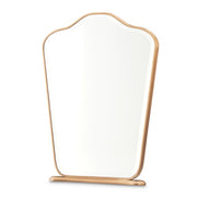 AICO Furniture Camellia Field Vanity Mirror in Warm Pecan image