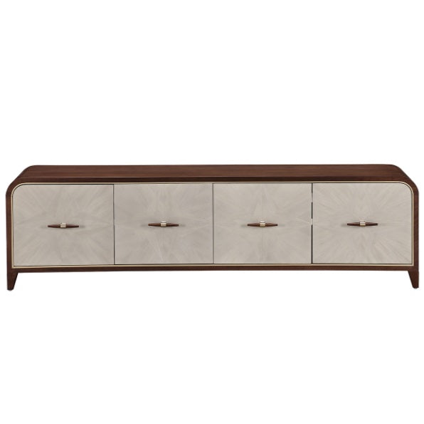 AICO Furniture Houston Media Cabinet in Walnut