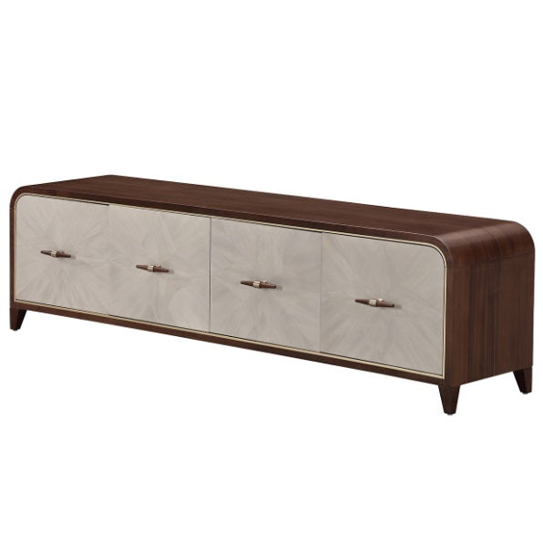 AICO Furniture Houston Media Cabinet in Walnut image