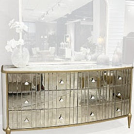 AICO Furniture Scotts Square Dresser in Light Champagne image