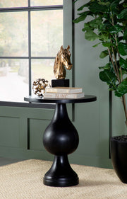 Dianella Round Pedestal Accent Table - Luxe Home Furnishings (Jersey City, NJ)