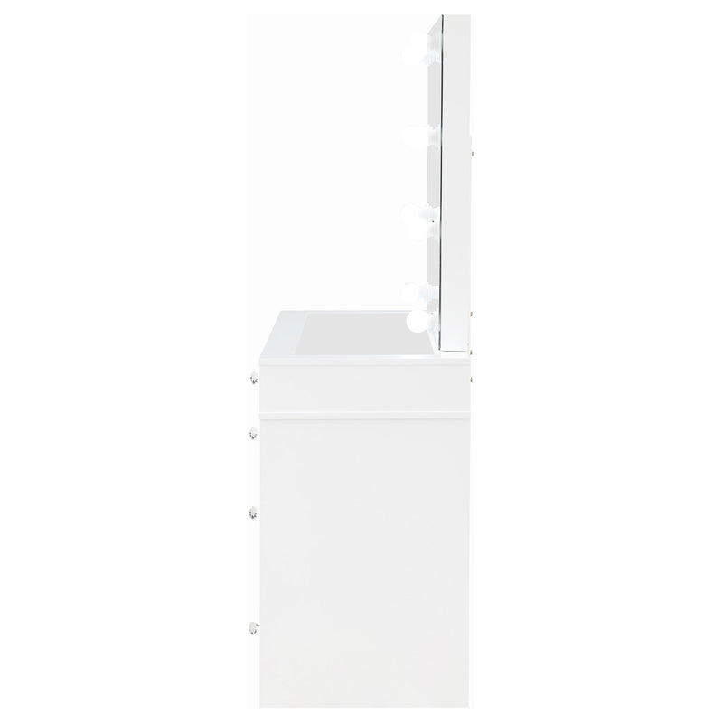 Regina Makeup Vanity Table with LED Mirror and Stool