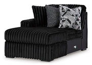 Midnight-Madness Sectional with Chaise - Luxe Home Furnishings (Jersey City, NJ)