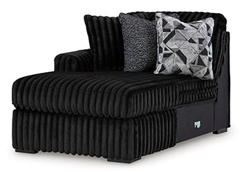 Midnight-Madness Sectional with Chaise - Luxe Home Furnishings (Jersey City, NJ)