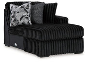 Midnight-Madness Sectional with Chaise - Luxe Home Furnishings (Jersey City, NJ)